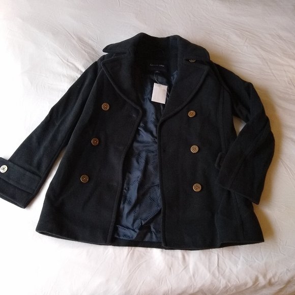 Land's End Jackets & Blazers - Land's End wool blend pea coat